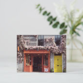 Carte Postale Fleurs brunes de boulangerie couvertes de fleurs (Debout devant)