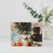 Carte Postale Fleurs, Café et Fruit de Vincent van Gogh (Debout devant)