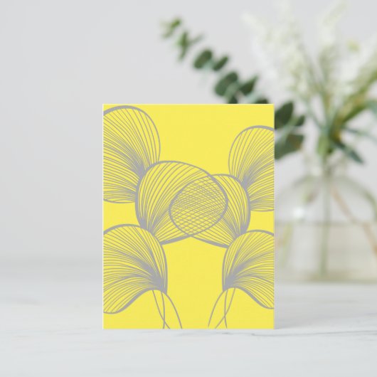 Carte Postale Fleurs, couleur du carnet de l'année (Debout devant)