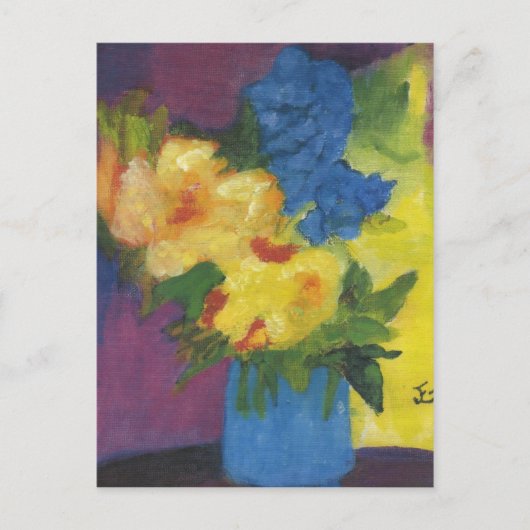 Carte Postale Fleurs d'amour (Devant)