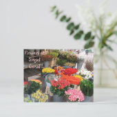 Carte Postale Fleurs d'Amsterdam (Debout devant)