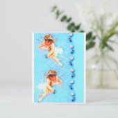 Carte Postale fleurs d'anges (Debout devant)