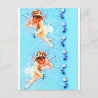 Carte Postale fleurs d'anges
