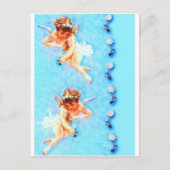 Carte Postale fleurs d'anges (Devant)