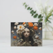 Carte Postale fleurs dans mon esprit (Debout devant)