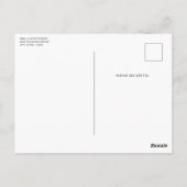 Carte Postale Fleurs dans un pot Cozy Shabby Mignon (Dos)