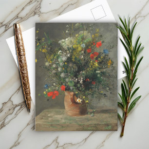 Carte Postale Fleurs dans un vase (2) par Auguste Renoir