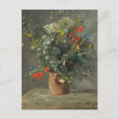 Carte Postale Fleurs dans un vase (2) par Auguste Renoir (Devant)