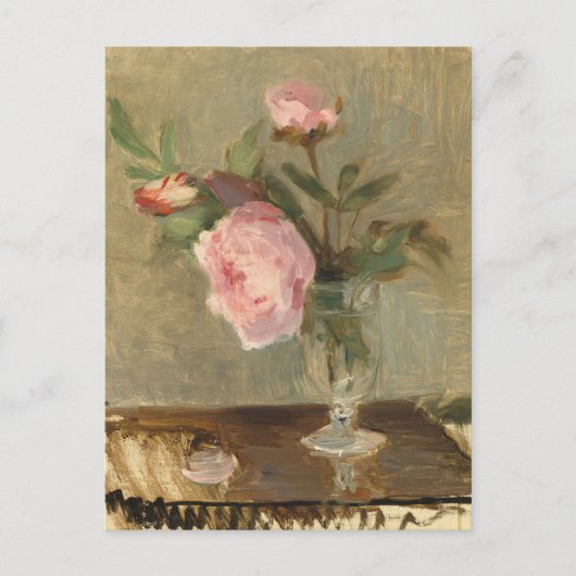 Carte Postale Fleurs dans un vase Art romantique (Devant)