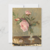 Fleurs dans un vase d'art romantique