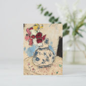 Carte Postale Fleurs dans un vase de fleurs | Tadeusz Makowski (Debout devant)