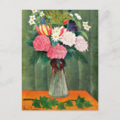 Carte Postale Fleurs dans un Vase Henri Rousseau (Devant)