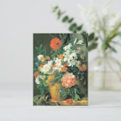 Carte Postale Fleurs dans un vase Terra Cotta (Debout devant)