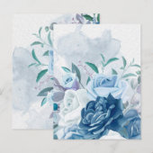 Carte Postale Fleurs d'aquarelle 8 (Devant / Derrière)