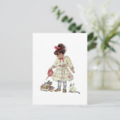 Carte Postale Fleurs d'arrosage (Debout devant)