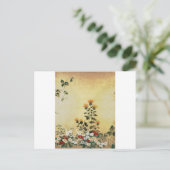 Carte Postale Fleurs d'automne (Debout devant)