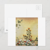 Carte Postale Fleurs d'automne (Devant / Derrière)