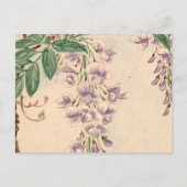 Carte Postale Fleurs de bactéries, Fleurs pourpres, Motif Floral (Devant)