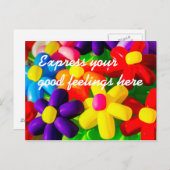 Carte Postale Fleurs de ballons de jouets (Devant / Derrière)