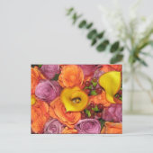 Carte Postale Fleurs de beauté (Debout devant)