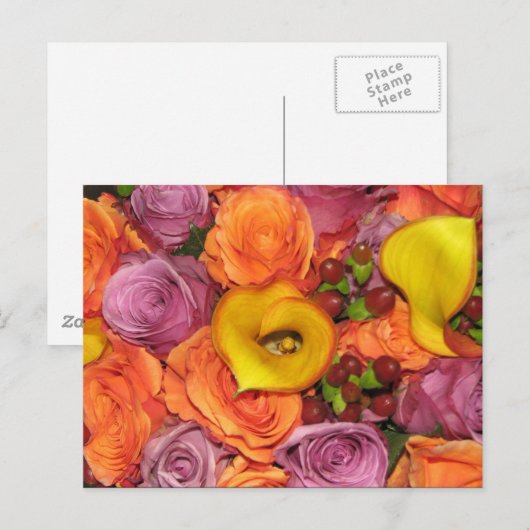 Carte Postale Fleurs de beauté (Devant / Derrière)