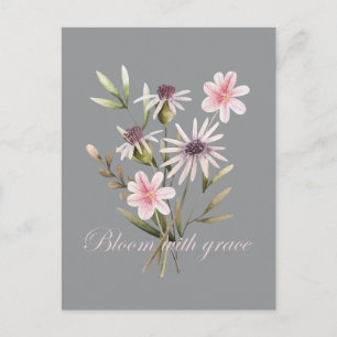 Carte Postale Fleurs de Bloom with Grace
