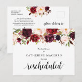 Carte Postale Fleurs de Bourgogne, Noir, Repousser la douche de  (Devant / Derrière)