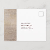 Carte Postale Fleurs de Bourgogne Pot Mason Rustique RSVP (Dos)