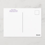 Carte Postale Fleurs de Californie : Herbe aux yeux bleus (Dos)