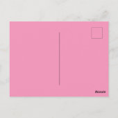 Carte Postale Fleurs de cerises roses Enregistrer la date (Dos)