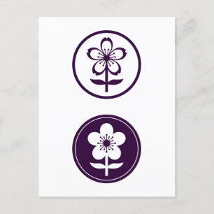 Carte Postale fleurs de cerisier et de pomme