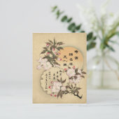 Carte Postale Fleurs de cerisiers (Debout devant)