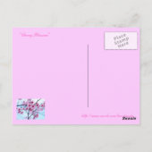 Carte Postale Fleurs de cerisiers - B (Dos)