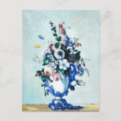Carte Postale Fleurs de Cézanne dans un vase rococo Impression d (Devant)