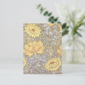 Carte Postale Fleurs de chrysanthème de William Morris (Debout devant)
