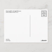 Carte Postale Fleurs de colibri et de pomme Martin J. Heade (Dos)