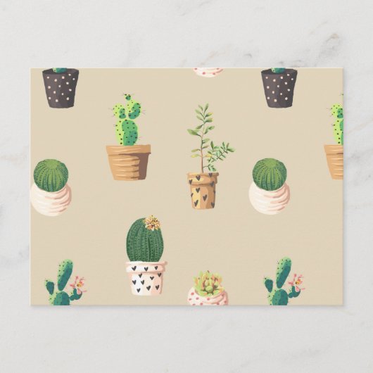 Carte Postale Fleurs de Cool Personnaliser (Devant)