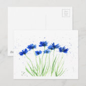 Carte Postale Fleurs de Cornoufleurs (Devant / Derrière)