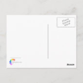 Carte Postale Fleurs de crocus (Dos)