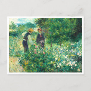 Carte Postale Fleurs de cueillette par Auguste Renoir