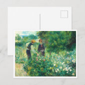 Carte Postale Fleurs de cueillette par Auguste Renoir (Devant / Derrière)