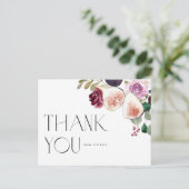 Carte Postale Fleurs de figuier et fleurs de Bourgogne à l'aquar (Debout devant)