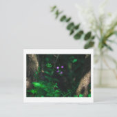 Carte Postale Fleurs de forêts sauvages pourpres (Debout devant)