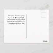 Carte Postale Fleurs de gloire du matin | Pierre-Joseph Redouté (Dos)