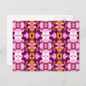 CARTE POSTALE FLEURS DE JARDIN NATURE (Devant / Derrière)