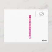 Carte Postale fleurs de Jersey (Dos)