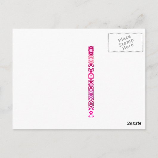 Carte Postale fleurs de Jersey (Dos)