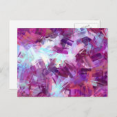 CARTE POSTALE FLEURS DE LAVENDER (Devant / Derrière)