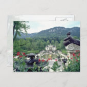 Carte Postale Fleurs de lin du château blanc (Devant / Derrière)