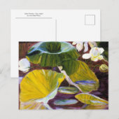 Carte Postale Fleurs de lotus - Oya, Japon (Devant / Derrière)